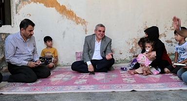Beyazgül'den ev ziyaretleri