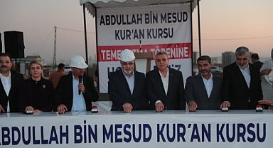 Abdullah Bin Mesud Kuran Kursu’nun temeli atıldı