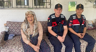 Jandarma ekipleri şehit ailelerini unutmuyor