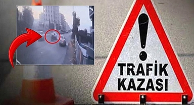 Motosiklet ile otomobil kafa kafaya çarpıştı