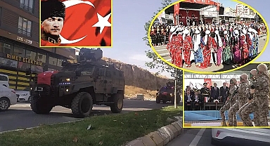 Urfa'da 100'üncü yıl coşkusu caddelere taştı
