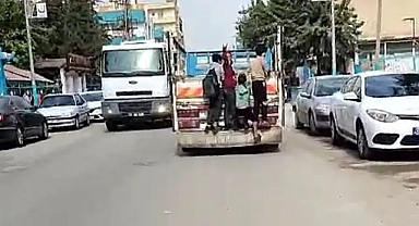 Urfa'da öğrencilerin tehlikeli yolculuğu