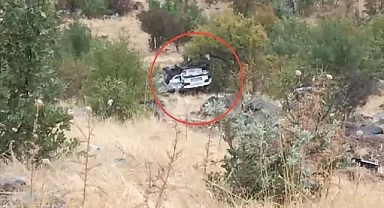 Urfa'da otomobil uçurumdan uçtu: Yaralılar var