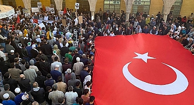 Urfalılar Filistin için Balıklıgöl'de buluştu