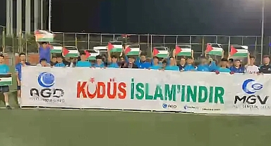 Genç futbolculardan İsrail mallarına boykot çağrısı