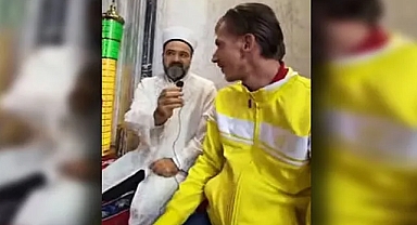 Urfa'ya gezmeye gelen turist Müslüman oldu