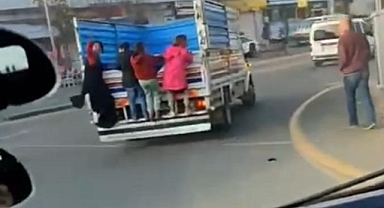 Çocukların tehlikeli yolculuğu kamerada