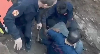 Haliliye'de bir işçi göçük altında kaldı