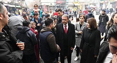 Vali Şıldak, bu kez tarihi çarşılar bölgesinde