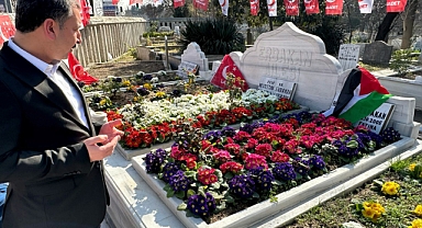 Baydilli'den Erbakan'ın kabrine ziyaret