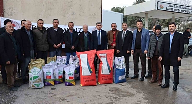 Çitçilere yem bitkisi tohumu dağıtıldı