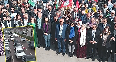 DEM Parti'den Urfa adaylarına coşkulu karşılama