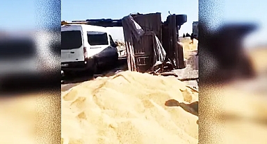 Direksiyon hakimiyetini kaybetti! Bariyerlere çarparak durdu