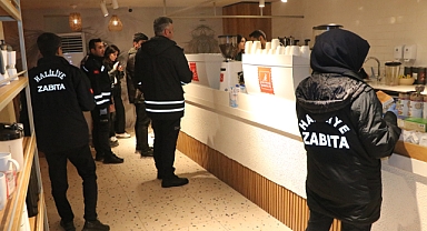 Zabıta ekiplerinden kafelere denetim
