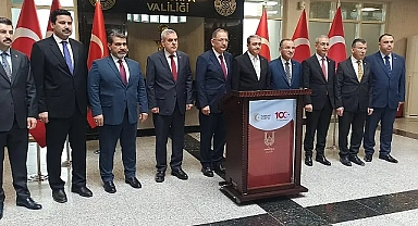 Bakan Özhaseki'nin ilk durağı Valilik oldu