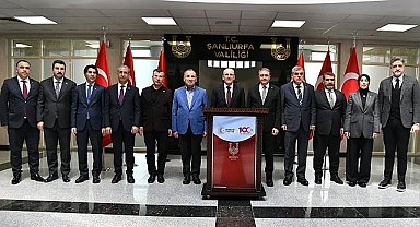 Bakan Şimşek'ten Vali Şıldak'a ziyaret