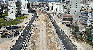 Balıkayağı Köprülü Kavşağında ikinci yan yol da trafiğe açıldı