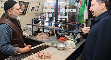 Baydilli'den çarşı esnafına ziyaret
