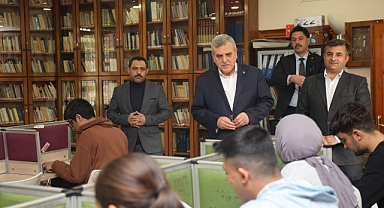 Beyazgül’den ders çalışan öğrencilere ziyaret