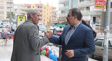 Canpolat, esnafla iç içe olmaya devam ediyor