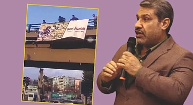 Delioğlu'na pankartlı tepki