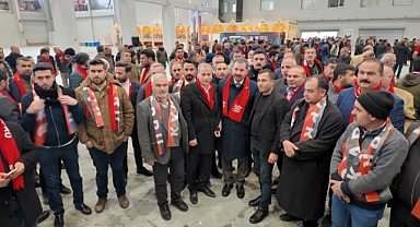 Erdoğan'a Karaköprü'de coşkulu karşılama