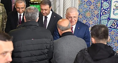 Bakan Güler Dergah'ta ki bayramlaşmaya katıldı
