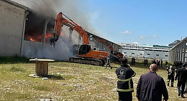 OSB feci yangın! 30 personel yangına müdahale etti