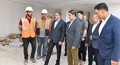 Şıldak, devam eden yatırımları inceledi