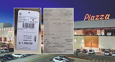Piazza AVM'de etiket kurnazlığı! Raf fiyatı farklı kasa fiyatı farklı…