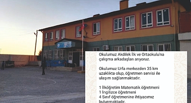 Urfa eğitiminde büyük çöküş! WhatsApp'tan öğretmen aranıyor…