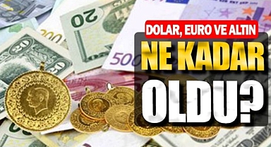 Döviz ve Altın Fiyatlarında Son Durum: Dolar, Euro, Sterlin ve Altın Kaç TL Oldu?