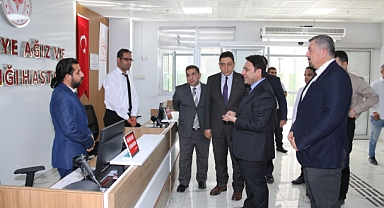 Kaymakam Şahin'den Haliliye Diş Hastanesi'ne ziyaret
