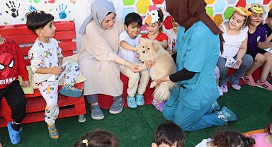 Minikler hayvan sevgisiyle tanıştı