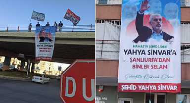 Şanlıurfa'da Sinvar posterleri: Selam yağmuru!