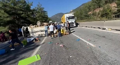 Urfalı tarım işçileri bu kez Mersin'de kaza yaptı: 1 ölü, 5 yaralı