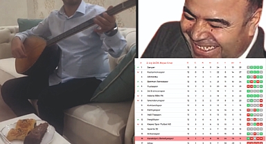 Karaköprü dert küpü, Başkan keyif türküsünde!