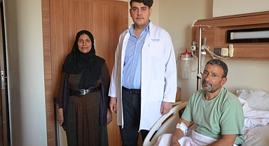 Nadir görülen tümörden ameliyatla kurtuldu