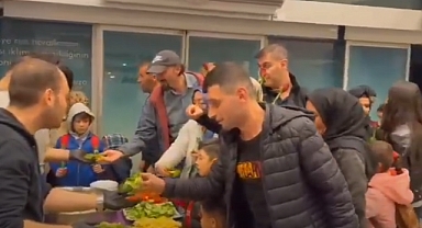 Urfalılar, uçak seferini uçağı icat edilmiş gibi kutladı!