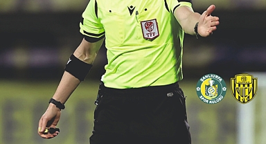 Ankaragücü maçına uğurlu hakem!
