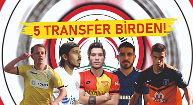 Karaköprü'de kurtuluş operasyonu! 5 transfer birden
