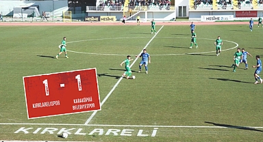 Kırklareli'nde kazanan çıkmadı