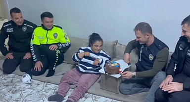 Polislerden duygulandıran sürpriz