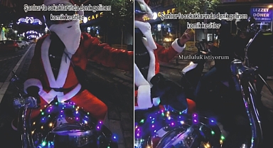 Şanlıurfa sokaklarında Noel Baba sürprizi!