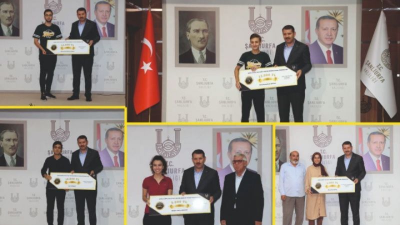 Vali Ayhan, şampiyonları ödüllendirdi