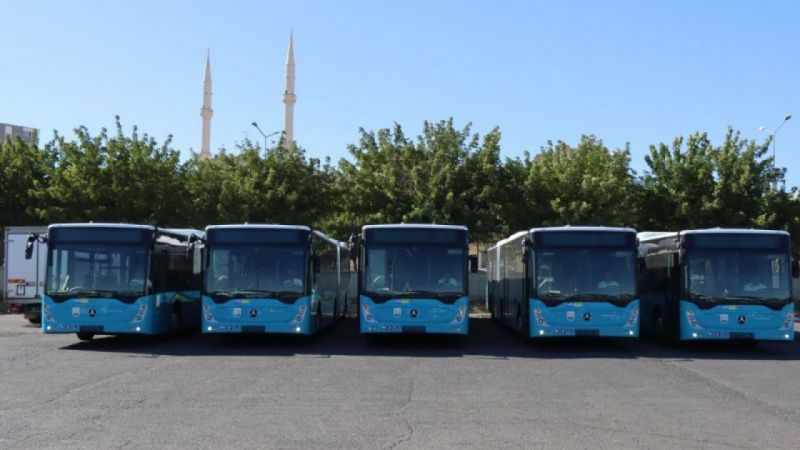 Toplu taşıma filosuna 5 körüklü daha dahil oldu