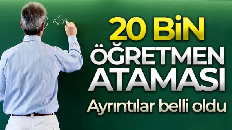 Öğretmen ataması ayrıntıları belli oldu