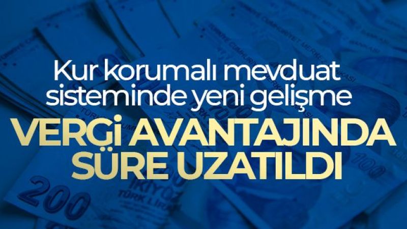 Kur korumalı mevduat sisteminde yeni gelişme
