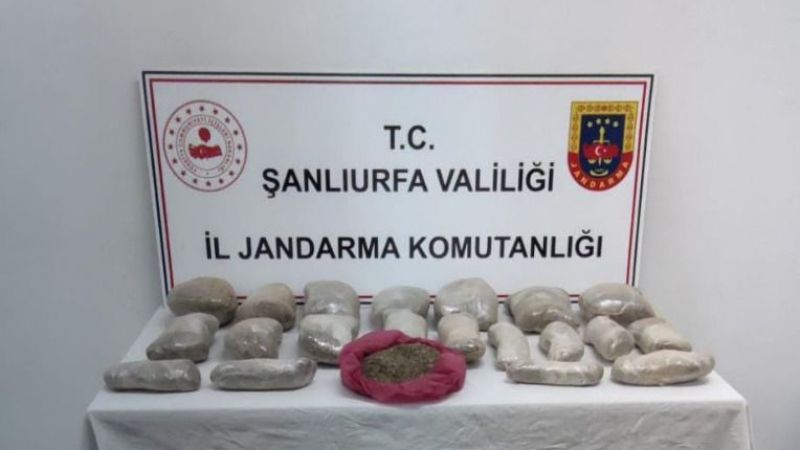 Urfa'da toprağa gömülü 11 kilogram uyuşturucu çıktı