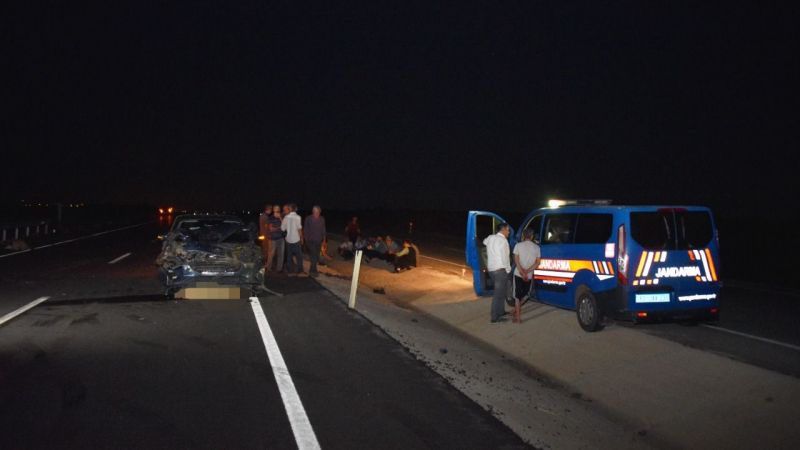 Urfa'da koyun sürüsüne otomobil çarptı: 2 yaralı